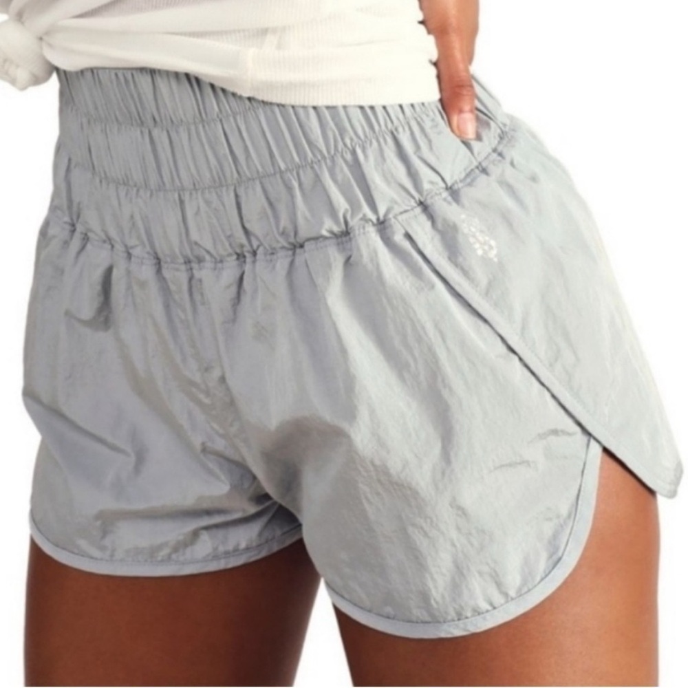 Free People Movement The Way Home shorts in artics mist gray size Small